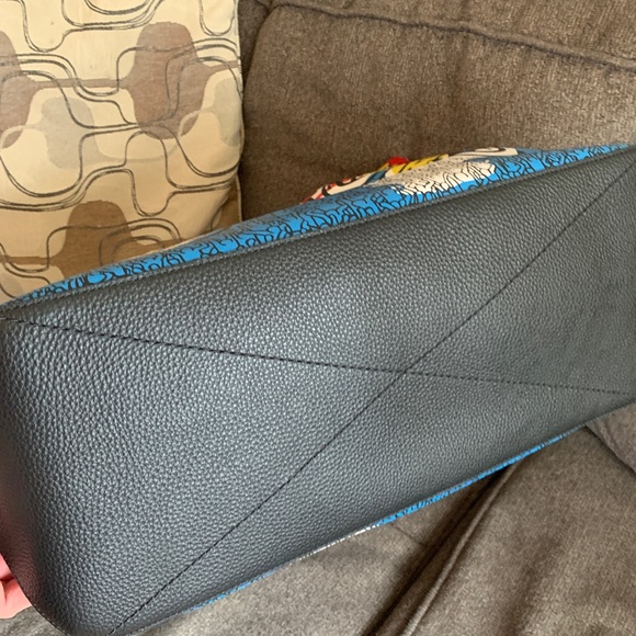 Authentic COACH MICKEY L.Edition coated canvas /Leather large snap top tote - Picture 9 of 9